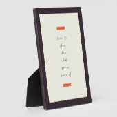 Positives Mindset Inspiration/Motivierend Zitat Fotoplatte (Seite)