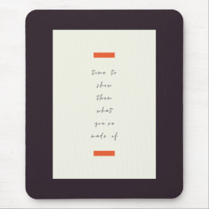 Positives Mindset Inspiration/Motivierend Zitat Mousepad