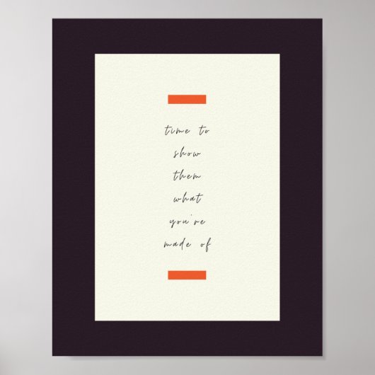 Positives Mindset Inspiration/Motivierend Zitat Poster (Vorne)