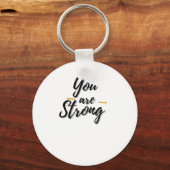 Positives Motivierend Design Schlüsselanhänger (Rückseite)