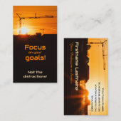 Positives motivierend Zitat für psychische Gesundh Visitenkarte (Vorne/Hinten)