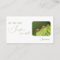 Positives motivierend Zitat mit kleinen Ladybugs