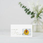 Positives motivierend Zitat mit wenig Ladybug Visitenkarte (Stehend Vorderseite)