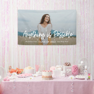Positives Outlook EDITABLE FARBBBanner für Abschlu Banner