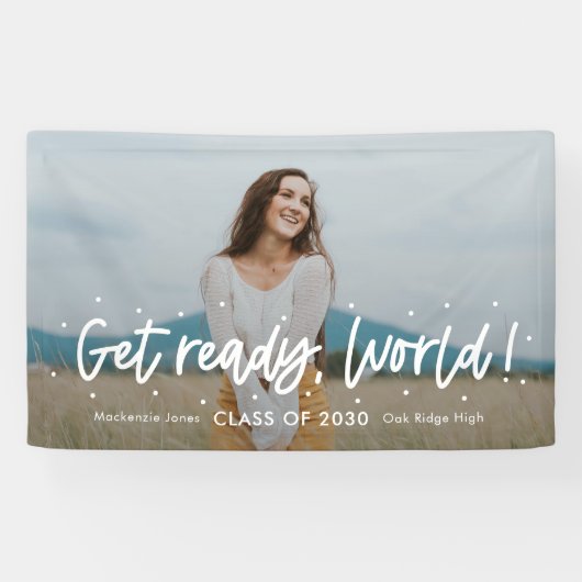 Positives Outlook EDITABLE FARBBBanner für Abschlu Banner (Horizontal)