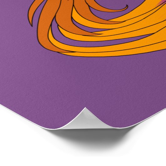 Positives Phoenix-Poster Poster (Ecke)