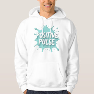 Positives Puls-Spritz-Grafik Hoodie