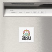 Positives Rainbow Peace Hippie Wählen Sie Kindness Magnet (In Situ (Geschirrspüler))