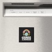 Positives Rainbow Peace Hippie Wählen Sie Kindness Magnet (In Situ (Geschirrspüler))