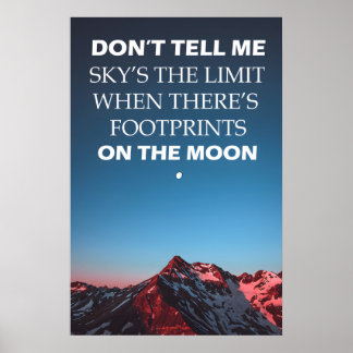 Positives Selbst-Inspirationszitate Poster