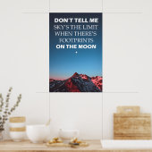 Positives Selbst-Inspirationszitate Poster (Küche)