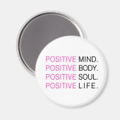 Positives Soul Magnet (Vorderseite/Rückseite)