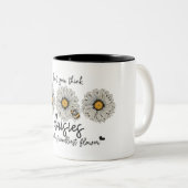 Positives Sprichwort/Verbreitung der Inspirationsq Zweifarbige Tasse (VorderseiteRechts)