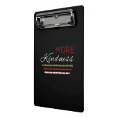 Positives Textdesign Mini Klemmbrett (Gewinkelt2)