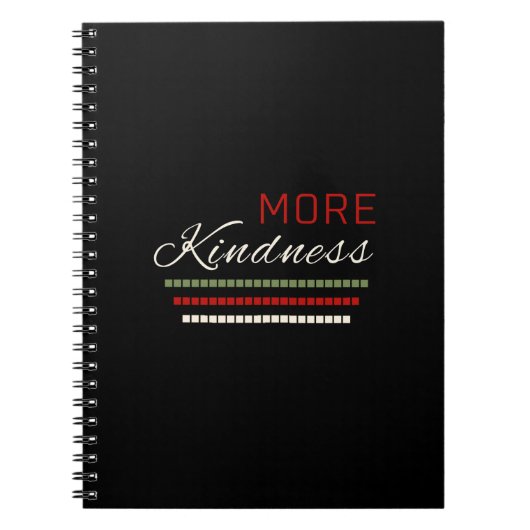 Positives Textdesign Notizblock (Vorderseite)