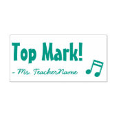 Positives "Top Mark!" Tutor Rubber Briefmarke Permastempel (Design)