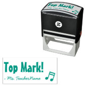Positives "Top Mark!" Tutor Rubber Briefmarke Permastempel (Beispiel)