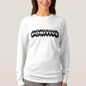 Positives Typografie-Design T-Shirt (Vorderseite)