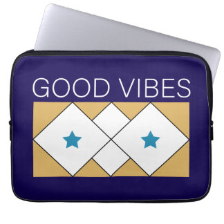 Positives Vibes erfrischendes Design Laptopschutzhülle