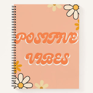 Positives Vibes-Notebook Notizblock