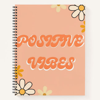 Positives Vibes-Notebook Notizblock