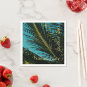 Positives Vibes Palm Tree Paper Napkin Serviette (Beispiel)