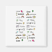 Positives Words Magnet (Vorne)