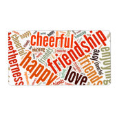 Positives Wortdesign (Vorne)