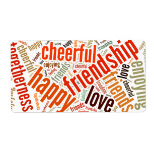 Positives Wortdesign