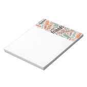 Positives Wortdesign Notizblock (Rotiert)