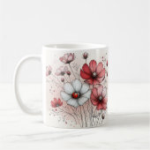 Positives Zitat Blumenvase Kaffeetasse (Links)