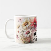 Positives Zitat Blumenvase Kaffeetasse (Links)