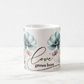 Positives Zitat Blumenvase Tasse (Mittel)