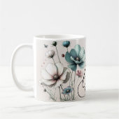 Positives Zitat Blumenvase Tasse (Links)