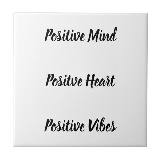 Positives Zitat Fliese (Vorderseite)