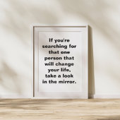 Positives Zitat gewinnt tägliche Lebensabsicht Poster