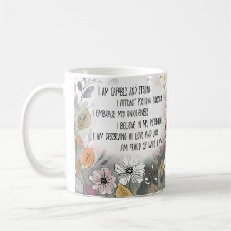 Positives Zitat Inspirative Tasse, Boho Cup Kaffeetasse