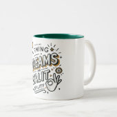 positives Zitat inspirierend motivierend Zweifarbige Tasse (VorderseiteRechts)