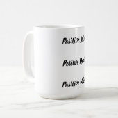 Positives Zitat Kaffeetasse (Vorderseite Links)