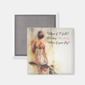 Positives Zitat Kühlschrank Magnet (Vorderseite/Rückseite)