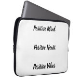 Positives Zitat Laptopschutzhülle (Vorne Rechts)