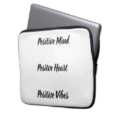 Positives Zitat Laptopschutzhülle (Vorderseite Links)