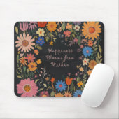 Positives Zitat Mousepad - Blumenmousepad (Mit Mouse)