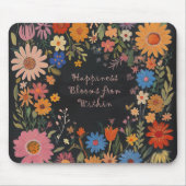 Positives Zitat Mousepad - Blumenmousepad (Vorne)