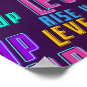 Positives Zitat-Poster steigern Poster (Ecke)