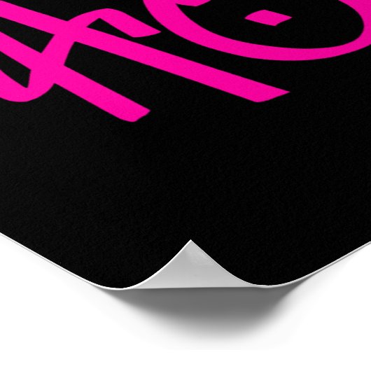 PositivGraffiti Poster (Ecke)