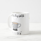 Positivi-Tee-Tasse/ Geschenk für ihn/sie Kaffeetasse (Vorderseite Links)