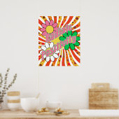 Positivität ausstrahlen poster (Küche)