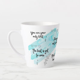 Positivität Boost Blue Latte Tasse