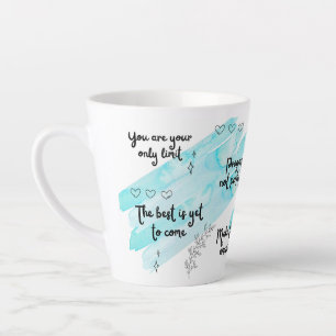 Positivität Boost Blue Latte Tasse